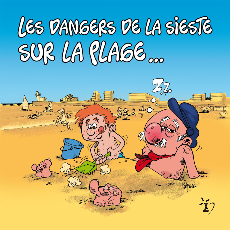 Carte postale, humour, image humour, Polpino, Vendée